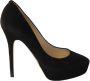 Jimmy Choo Pre-owned Suede heels Black Dames - Thumbnail 1