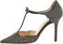 Jimmy Choo Pre-owned Suede heels Black Dames - Thumbnail 1