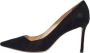 Jimmy Choo Pre-owned Suede heels Black Dames - Thumbnail 1