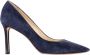 Jimmy Choo Pre-owned Suede heels Blue Dames - Thumbnail 1