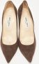 Jimmy Choo Pre-owned Suede heels Brown Dames - Thumbnail 1