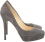 Jimmy Choo Pre-owned Suede heels Gray Dames - Thumbnail 1