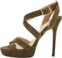 Jimmy Choo Pre-owned Suede heels Green Dames - Thumbnail 1