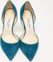 Jimmy Choo Pre-owned Suede heels Green Dames - Thumbnail 1