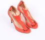 Jimmy Choo Pre-owned Suede heels Red Dames - Thumbnail 1