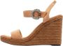 Jimmy Choo Pre-owned Suede sandals Beige Dames - Thumbnail 1