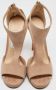 Jimmy Choo Pre-owned Suede sandals Beige Dames - Thumbnail 1