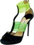 Jimmy Choo Pre-owned Suede sandals Black Dames - Thumbnail 1