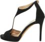 Jimmy Choo Pre-owned Suede sandals Black Dames - Thumbnail 1