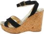 Jimmy Choo Pre-owned Suede sandals Black Dames - Thumbnail 1