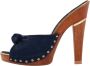 Jimmy Choo Pre-owned Suede sandals Blue Dames - Thumbnail 1