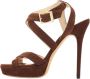 Jimmy Choo Pre-owned Suede sandals Brown Dames - Thumbnail 1