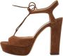 Jimmy Choo Pre-owned Suede sandals Brown Dames - Thumbnail 1