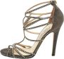 Jimmy Choo Pre-owned Suede sandals Gray Dames - Thumbnail 1