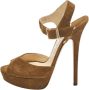 Jimmy Choo Pre-owned Suede sandals Green Dames - Thumbnail 1