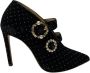 Jimmy Choo Pre-owned Velvet heels Black Dames - Thumbnail 1