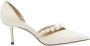 Jimmy Choo Witte lakleren pumps met parelversiering White Dames - Thumbnail 1