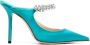 Jimmy Choo Bing muiltjes verfraaid met kristallen Blauw - Thumbnail 1