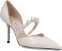 Jimmy Choo Aurelie patent leather pumps Wit Dames - Thumbnail 9