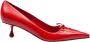 Jimmy Choo Rode Leren Pumps met Veters Red Dames - Thumbnail 1