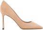 Jimmy Choo Roze Suède Romy Pumps Pink Dames - Thumbnail 1