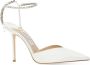 Jimmy Choo Witte hakken sandalen Saeda 100 White Dames - Thumbnail 1