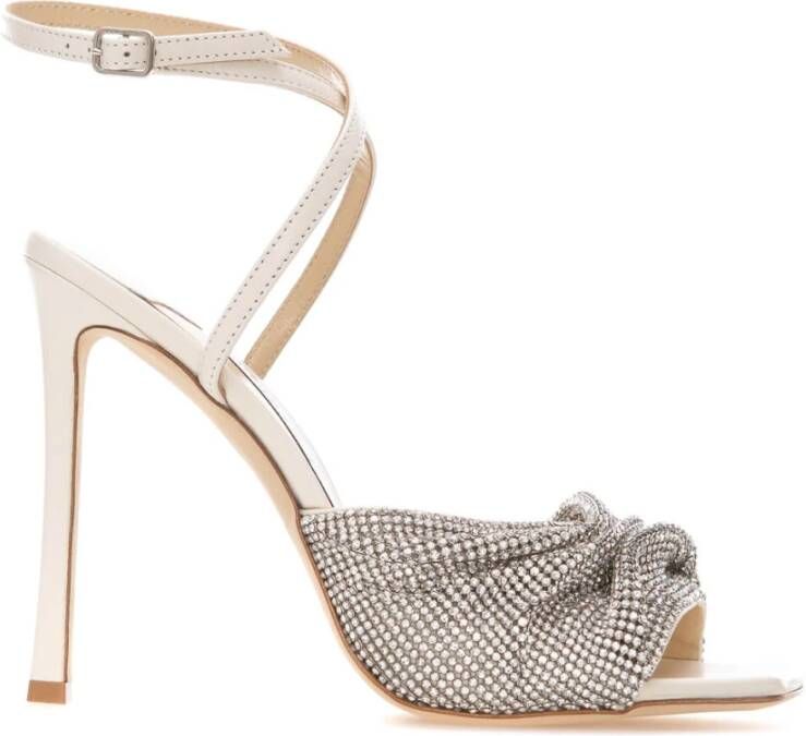 Jimmy Choo Sandaaltjes met Kristallen Beige Dames