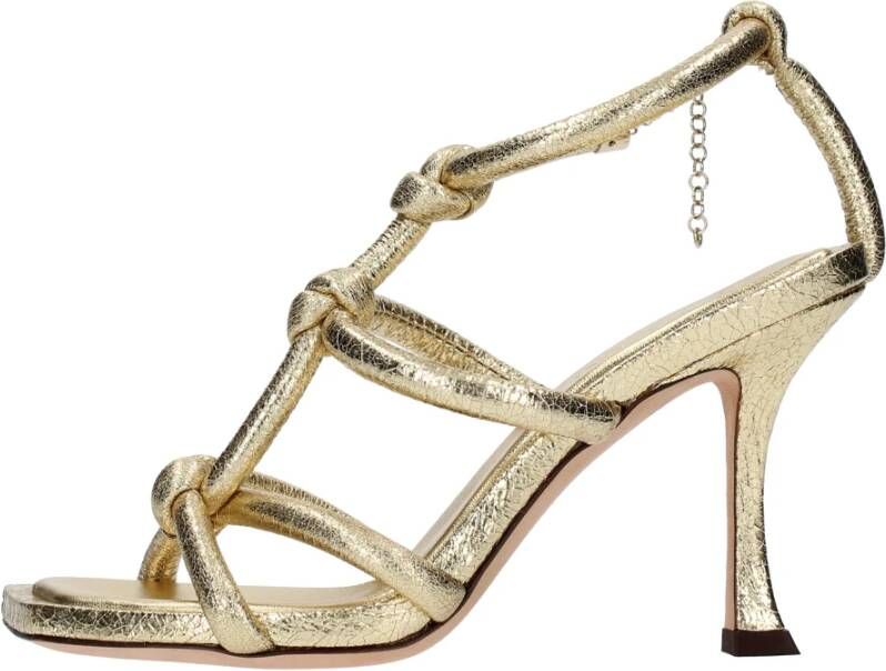 Jimmy Choo Sandalen Goud Yellow Dames