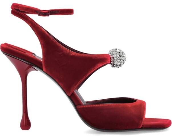 Jimmy Choo Sandalen met hak Orb Red Dames