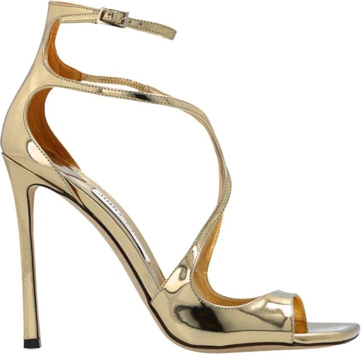 Jimmy Choo Azia sandalen met metallic-effect Goud