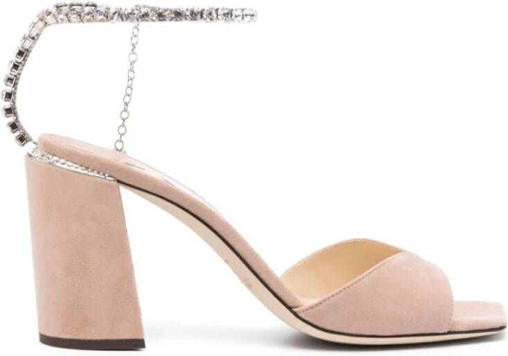 Jimmy Choo Sandalen met kristallen Pink Dames