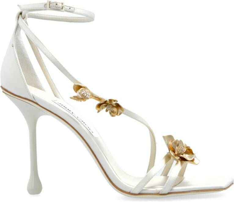 Jimmy Choo Sandalettes met hak Zea White Dames