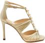 Jimmy Choo Stijlvolle Zomer Sandalen voor Vrouwen Beige Dames - Thumbnail 2