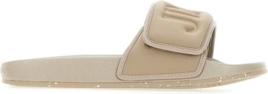 Jimmy Choo Sliders Beige Dames