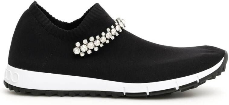 Jimmy Choo Stijlvolle Sneakers voor Mannen en Vrouwen Black Dames