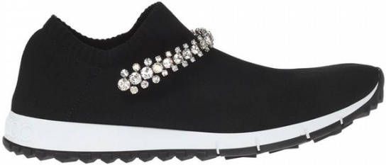 Jimmy Choo Verona gebreide sneakers Zwart