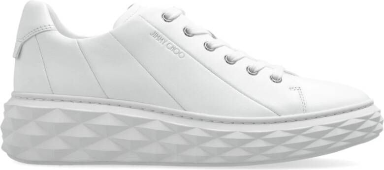 Jimmy Choo Diamond Light Maxi F sneakers Wit