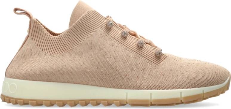 Jimmy Choo Sneakers Velles Beige Dames