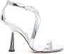 Jimmy Choo Stijlvolle Jessica Sandalen Gray Dames - Thumbnail 1