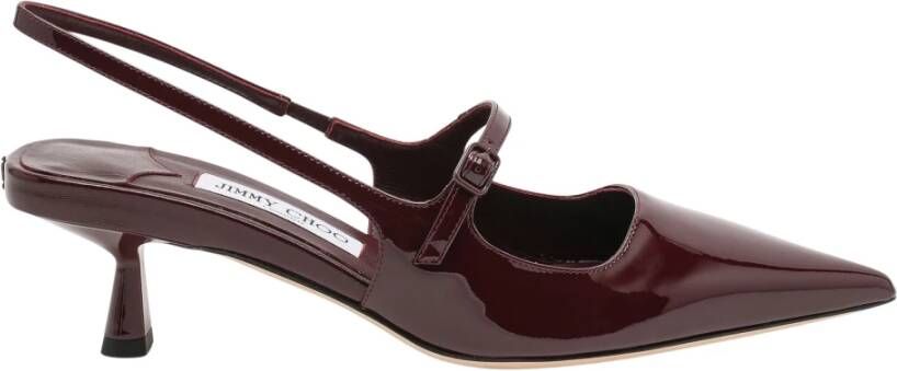 Jimmy Choo Stijlvolle Slingback Flats Red Dames