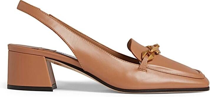 Jimmy Choo Stijlvolle Slingback Sandalen voor Vrouwen Brown Dames