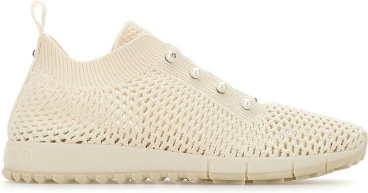 Jimmy Choo Stijlvolle Sneakers voor dagelijks gebruik Beige Dames