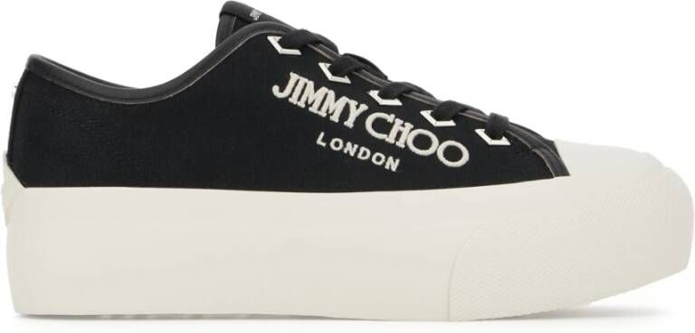 Jimmy Choo Stijlvolle Sneakers voor Trendy Looks Black Dames