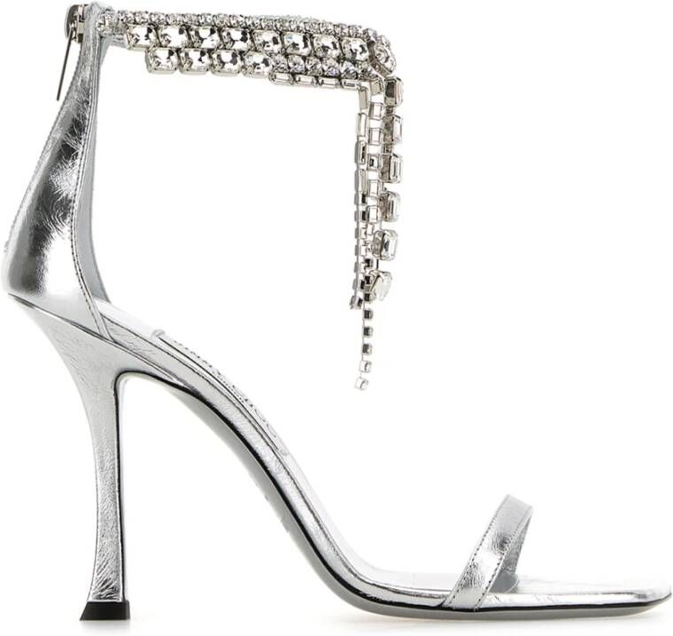 Jimmy Choo Stijlvolle Verity Sandaal voor vrouwen Gray Dames