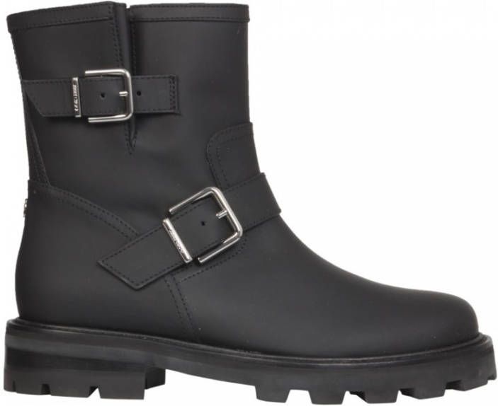 Jimmy Choo Boots & laarzen Biker Boots Leather in zwart