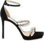 Jimmy Choo Suede Sandalen met Kristalversiering Black Dames - Thumbnail 1