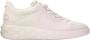 Jimmy Choo Witte leren sneakers met diamantmotief White Dames - Thumbnail 1