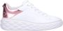 Jimmy Choo Witte leren sneakers met diamantmotief White Dames - Thumbnail 3