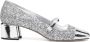 Jimmy Choo Zilver Glitter Platte Schoenen met Parel Detail Gray Dames - Thumbnail 1