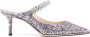 Jimmy Choo Zilveren Glitter Puntige Neus Platte Schoenen Gray Dames - Thumbnail 8